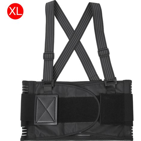 Ceinture De Soutien Lombaire - Bande Élastique En Nylon Réglable - Protection Lombaire Et Abdominale - Taille XL (1/5)