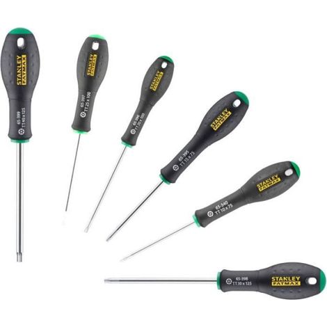 Jeu de 6 Tournevis - STANLEY FATMAX - 0-65-099 - Tamper Torx (1/3)