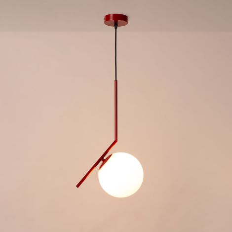 Lampada a sospensione sfera di cristallo "HERMI" - E27