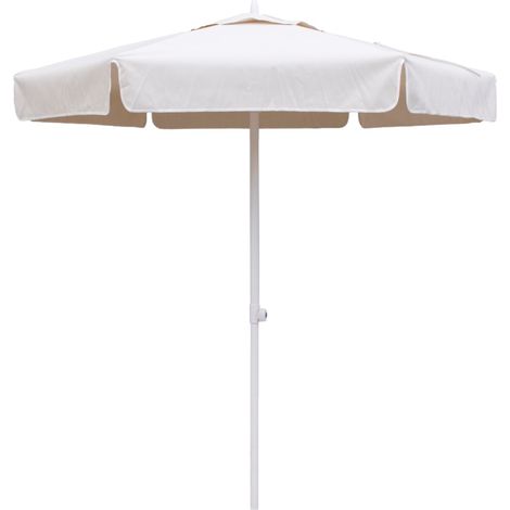 Parasol exterior Ø200 blanco SANTORINI garbar