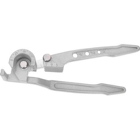 Cintreuse Manuelle 180° Multifonction en Alliage D'aluminium Argenté Tuyau, Cintreuse de Tubes Manuelle, Outil de Cintrage de Tubes Manuel, pour Climatiseur Mobile, Camping (1/5)