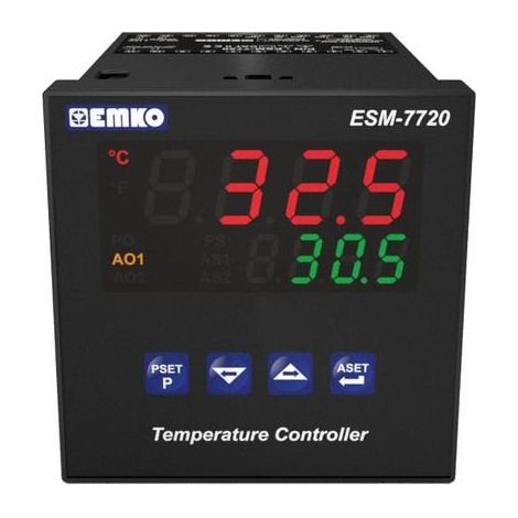 Emko ESM-7720 regulador de temperatura negro IP65