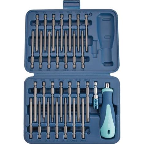 TECWERK Bitsortiment 30-tlg.Schlitz/PH/PZD/TX-BO/6Kt.TECWERK
