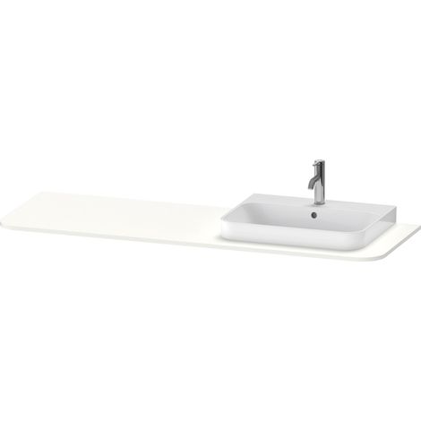 Console Duravit Happy D.2 Plus, 1600x550 mm, 1 découpe à droite,