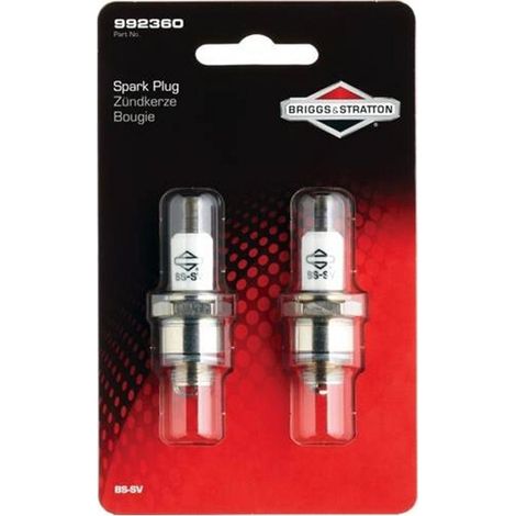 Confezione 2 candela BRIGGS ET STRATTON 6099E - 992043 - 992302 - 992360 - 992061