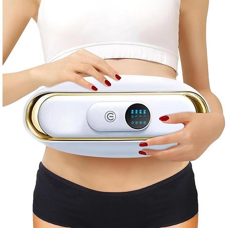 Machine à brûler Les l'estomac – Masseur Ceinture chauavec Prise USB – Appareil Massage du Ventre Chaud pour enlever la Graisse du Ventre et sculpter Le Corps