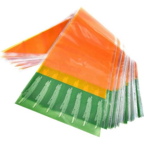 Sachets à friandises triangulaires en forme de cône à motif de carottes pour Pâques et Noël (1/5)