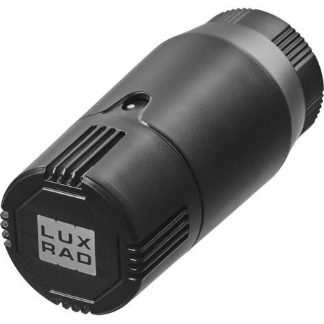 TRCD Thermostatkopf für Heizkörper, schwarz, M30x1,5, LUXRAD