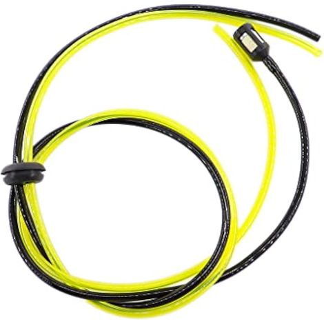 Compatible avec tuyau de carburant de rechange pour 23 cc, 25 cc, 26 cc, 33 cc, 43 cc, 49 cc 2 temps, mini chopper, moto tout-terrain, X1, X2, X8, Zooma TY ROD G-Scooter, version longue de (1/2)