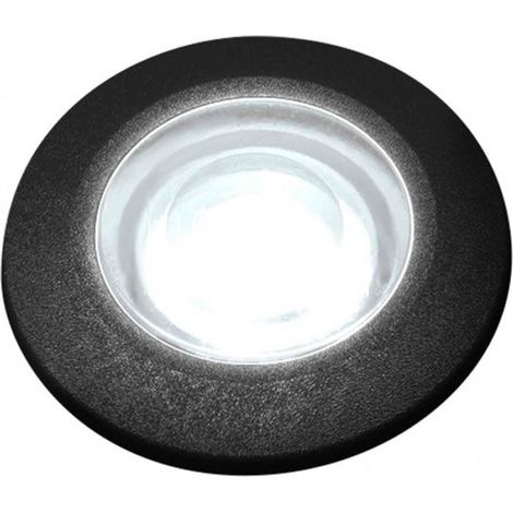 applique/plafonnier aldo 1xg9 1,7w 3000k ip67 h.12,7xd.5cm noir