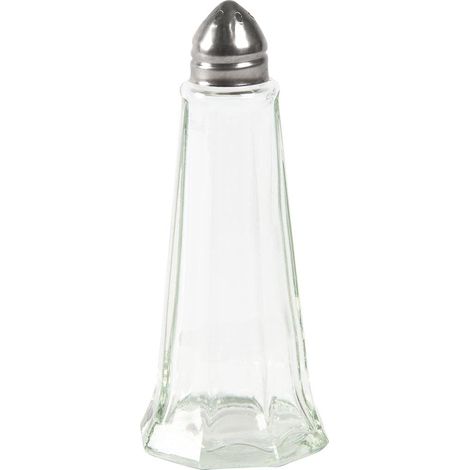 12 salières ou poivrières tour Eiffel, transparentes, 111(H) x 45(Ø) mm, salière de table, poivrière de table, en verre, CE325 (1/3)