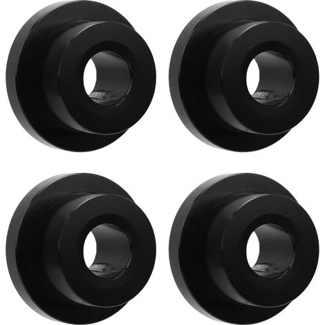 Lot de 4 Bagues de Rehausseurs de Guidon Rigides en Alliage D'aluminium CNC — Bagues de Montage Anti-vibrations — Composants de Remplacement Robustes pour Motos (1/5)