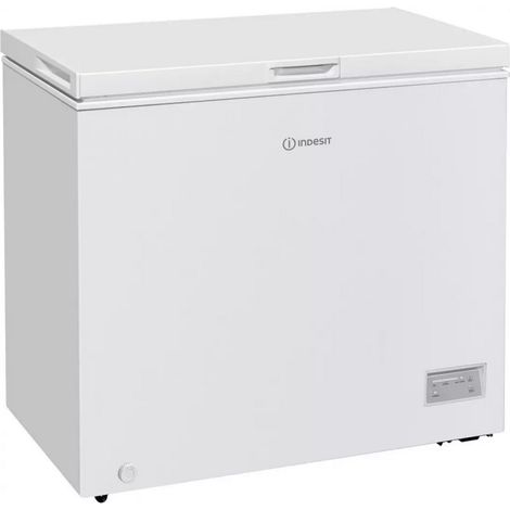 Indesit – Congélateur coffre 198 litres – Froid statique – Classe énergétique 4 étoiles – Pouvoir de congélation 12 kg/24h – Autonomie 22h – INCF1984E