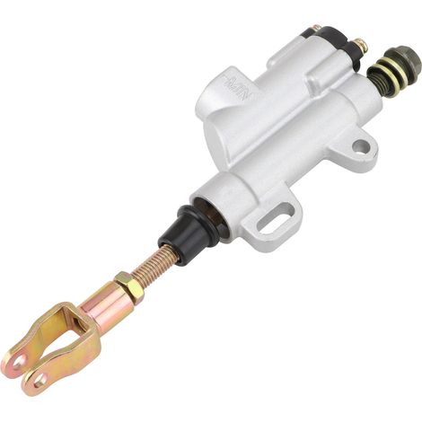 Hydraulic brake pump for motorcycles, motocross, and ATVs (silver) (1/4)