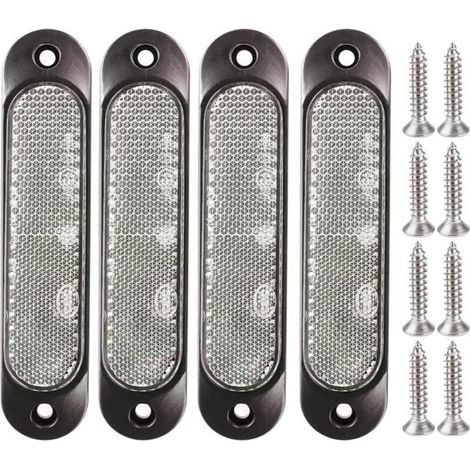 4pcs Blanc 12V-24V Marqueur Latéral Avant 27 LED Remorque Camion, Marqueur LED Arrière Remorque Parking Clignotants pour Camion, Bus, Bateau, RV, Camions, SUV, UTV (1/5)