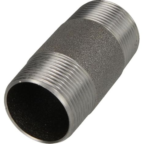 Double nipple de tuyau noir 3/8'' x 40 mm