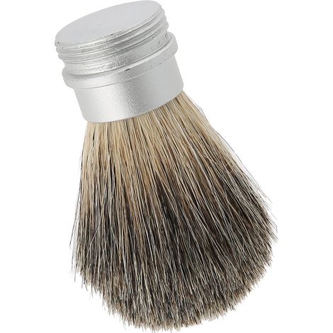 Brosse à barbe homme portable outil rasage poils de barbe brosses moustache soie naturelle (1/5)