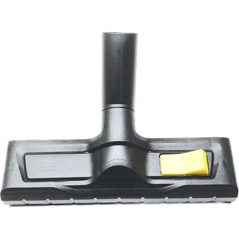 Brosse de Nettoyage de Sol à Bouton-Poussoir, Pièce de Rechange Jaune pour Aspirateur Karcher WD5 et WD6, Pour un Nettoyage Efficace des Sols (1/5)
