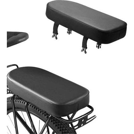 Cuscino portapacchi 32 x 15 x 3,5 cm Cuscino per sedile posteriore della bicicletta Cuscino per sedile posteriore della bicicletta Superficie del sedile più spessa Sella comoda per bicicletta Cuscino (1/5)