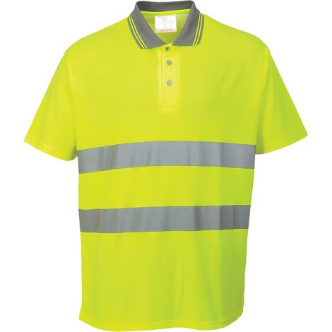 Polo Confort Baumwolle Farbe: Gelb Größe XXXL - Portwest
