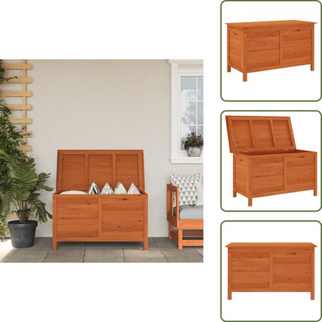 Contenitore per oggetti - vidaXL Contenitore da Giardino 99x49,5x58,5 cm Legno Massello di Abete - Contenitore per cuscini