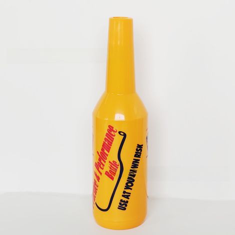 Fabricant et grossiste de bouteilles d'entraînement pour barman en plastique, bouteille à lancer, mélangeur de bar, bouteille d'entraînement fantaisie, outil spécial de barman (orange) (1/5)