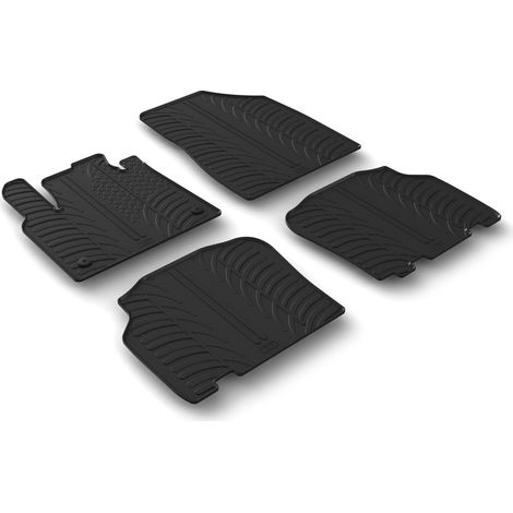 Set tappeti su misura in gomma - compatibile per Mercedes Citan Tourer (11/21) - Renault Kangoo 5p (06/21) - Mercedes eCitan (12/23) - Mercedes EQT (12/23)