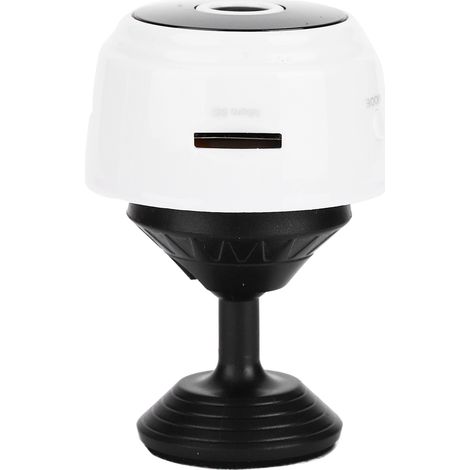 Mini caméra Wi-Fi A9 avec vision nocturne infrarouge 1080p, surveillance à distance via application, système de sécurité domestique sans fil, blanche. (1/5)