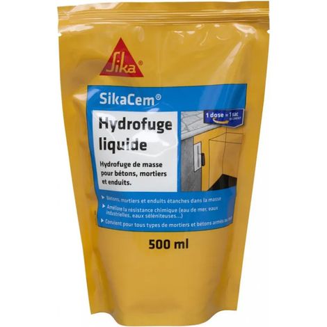 Hidrofugante Para Mortero Sikacim 0,5 L Blanco SIKA (1/5)