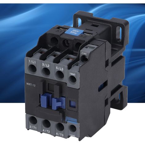 Contacteur NXT-12 AC 380 V 50 Hz 12 A sur rail DIN (1/5)