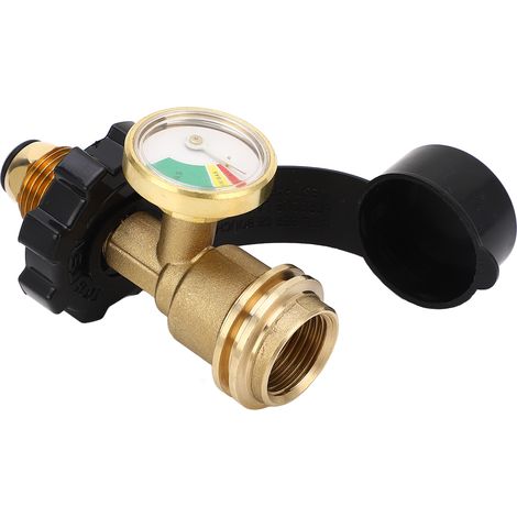 Manometer für Gasflaschen, QCC Typ 1 Adapter, wandelt Schnittstelle 5-100 lb um, Präzisionskontrollmanometer. (1/5)