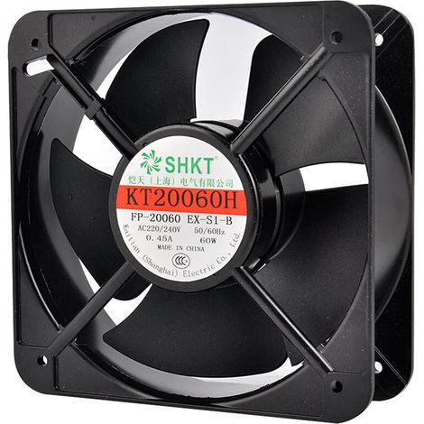 ventilateur soufflant Ventilateur de refroidissement 22 0V 60W 0.45A Ventilateur axial industriel Soudage de l'armoire de distribution Box de refroidissement (1/3)