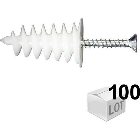 100 chevilles ISORAM Ø24 x 40 mm avec 100 vis agglo 4,5 x 35 mm - Ram (1/4)