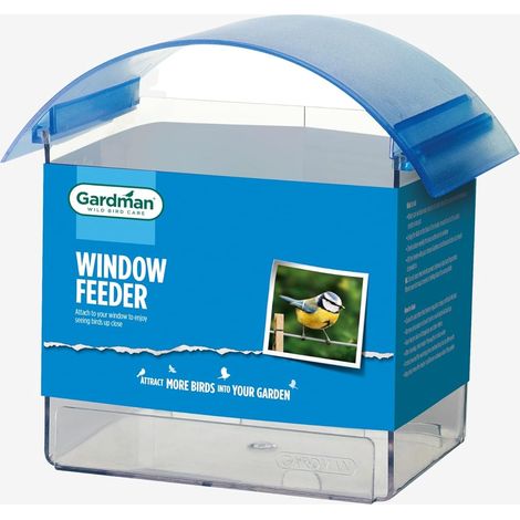 1 Mangeoire Fenêtre 14 Cm Plastique Ventouses Puissantes Observation Oiseaux Maison
