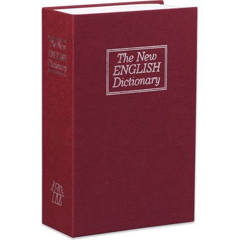Filiyano-Coffret de sécurité style dictionnaire avec serrure à combinaison – Coffret de rangement métallique dissimulé pour bibliothèque ou bureau