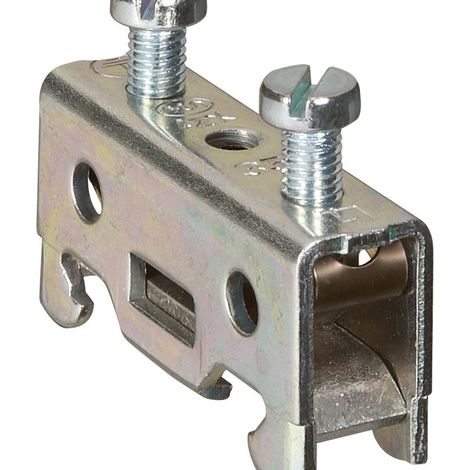 Bloc de jonction pour conducteur de protection à vis viking 3 avec 1 jonction bloc nu section 35mm² pas 15mm LEGRAND 037176 (1/2)