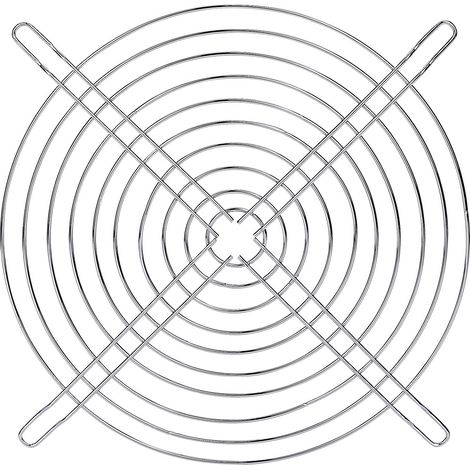 TRU COMPONENTS Grille de ventilation 1 pc(s) (l x H) 200 mm x 200 mm acier