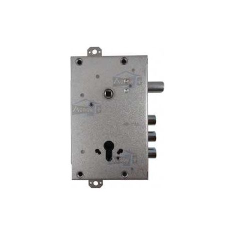 Serrure blindée Cisa 3 pênes à cylindre – Boîtier acier avec revêtement zinc – Entraxe 85mm – Cylindre haute résistance (1/3)