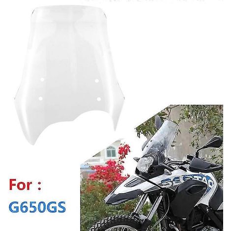Pare-brise de moto, déflecteur de vent avant pour BMW G650GS G650 GS - Gris (1/4)