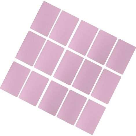 Lot de 50 cartes de visite en aluminium, gravées au laser, résistantes à l'eau et à l'usure, couleur or rose. Idéales pour les entreprises. (1/5)