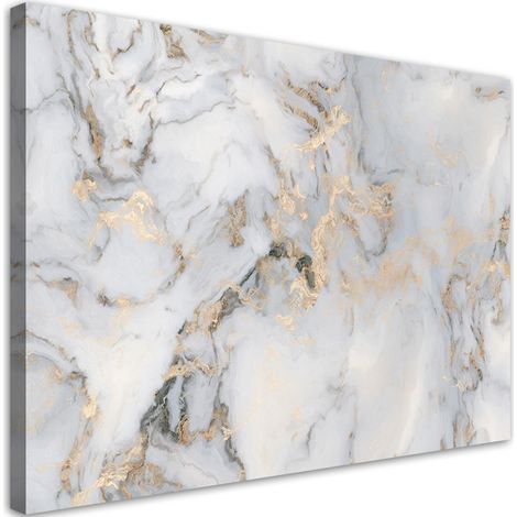 Quadro su tela, Astrazione della trama in marmo - 90x60 (1/5)