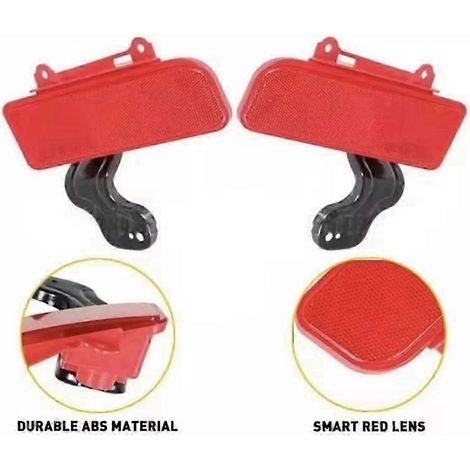 par de reflectores para parachoques trasero para Honda CRV 2015-2016, color rojo, SZRH AV (1/3)