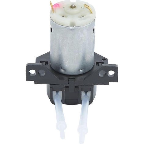 Mini Pompe Péristaltique 12V DC Angle Droit Noir pour Dosage Liquide Jardin, Pompe à Tuyau Multifonctionnelle (1/5)