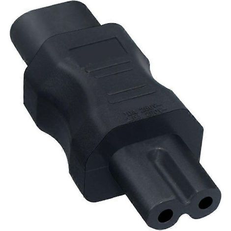 Connecteur adaptateur secteur IEC320 C8 vers C7, fiche électrique mâle vers femelle pour alimentation (1/4)