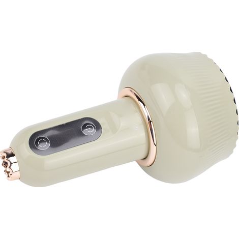 Appareil de ventouses électrique à aiguille en pierre, masseur intelligent à ventouses avec lumière LED rouge chauffante et 8 billes d'acier pour les jambes, les bras et l'abdomen (vert). (1/5)