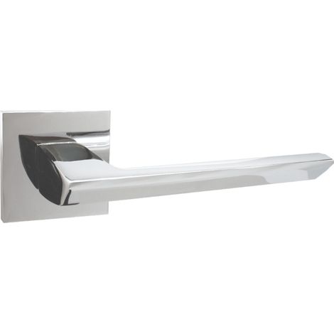 DOMINO Poignée de porte ELENA QR SLIM M6 Poignée Sans rosace Chromé brillant (1/5)