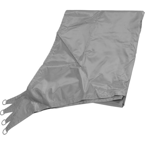 Voile d'ombrage rectangulaire 4x5m grise, auvent de jardin imperméable, protection solaire extérieure été, tonnelle anti-pluie. (1/5)