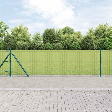Zaunpfosten 26 pcs Grau 3,2 x 3,2 x 50 cm