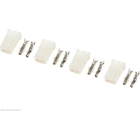 Revtec - Connector - AMP - Gold Plated - Male - 4 pcs