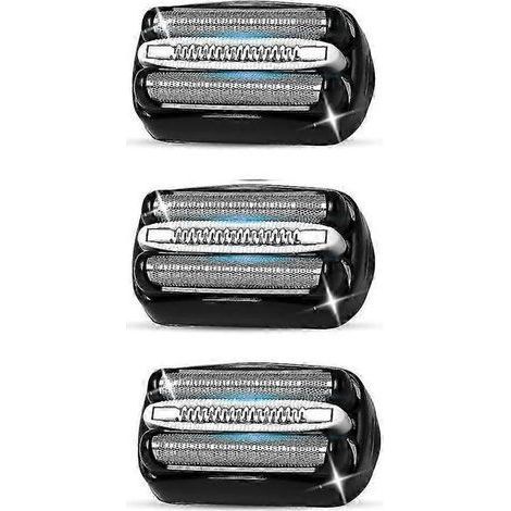 3er-Pack Ersatz-Scherköpfe 32B S3 für Braun Series 3 Rasierer (Modelle 3040s, 3080s-4, 370cc, 3070cc, 3000s, 3010, 3090cc usw.). Gute Qualität. (1/5)